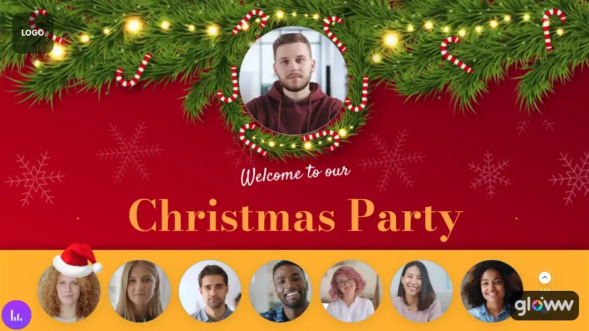 Christmas party welcome