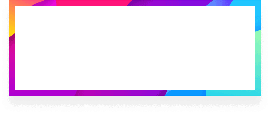 Colorful meeting frame