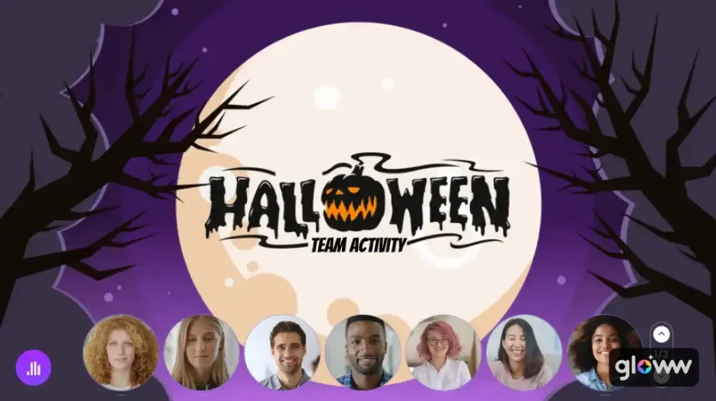 virtual halloween games for work