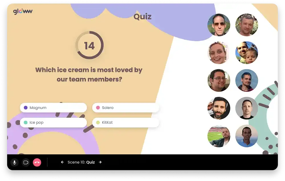 Quiz about favorite ice cream of the team