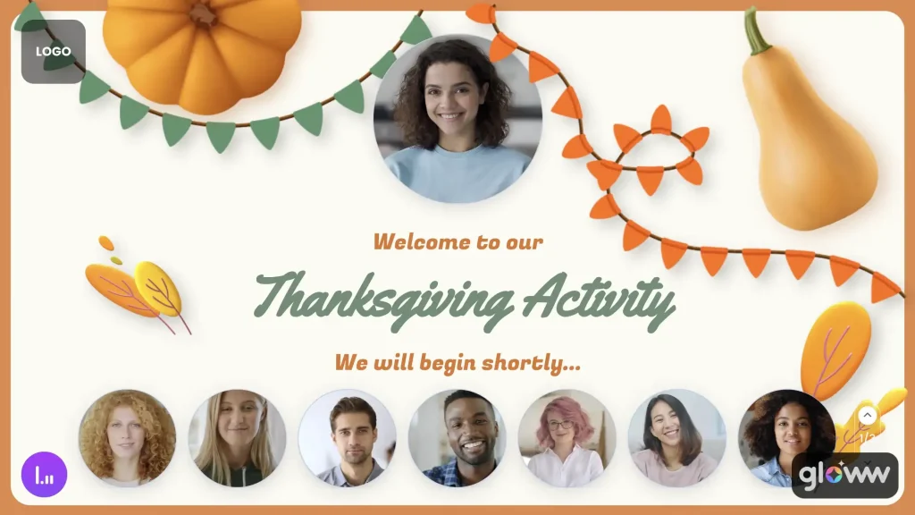 Thanksgiving team activity - welcome